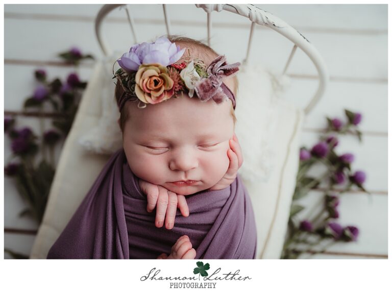 Monroe Louisiana Newborn Portrait Photographer | Josie Newborn Studio Portrait Session