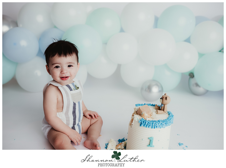 Monroe Louisiana Infant Portrait Photographer | Liam 12 Months Studio Portrait Mini-Session