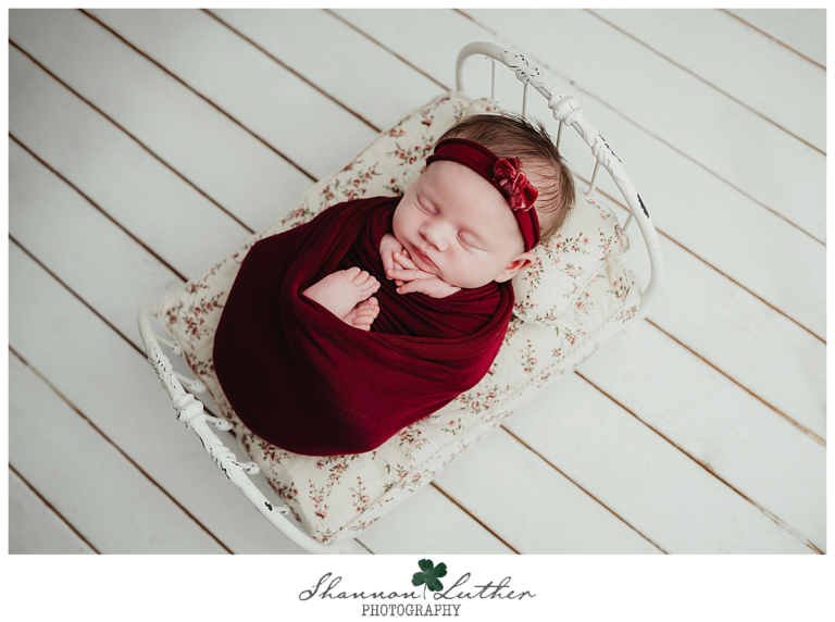 West Monroe Louisiana Newborn Portrait Photographer | Charlotte Newborn Studio Portrait Session
