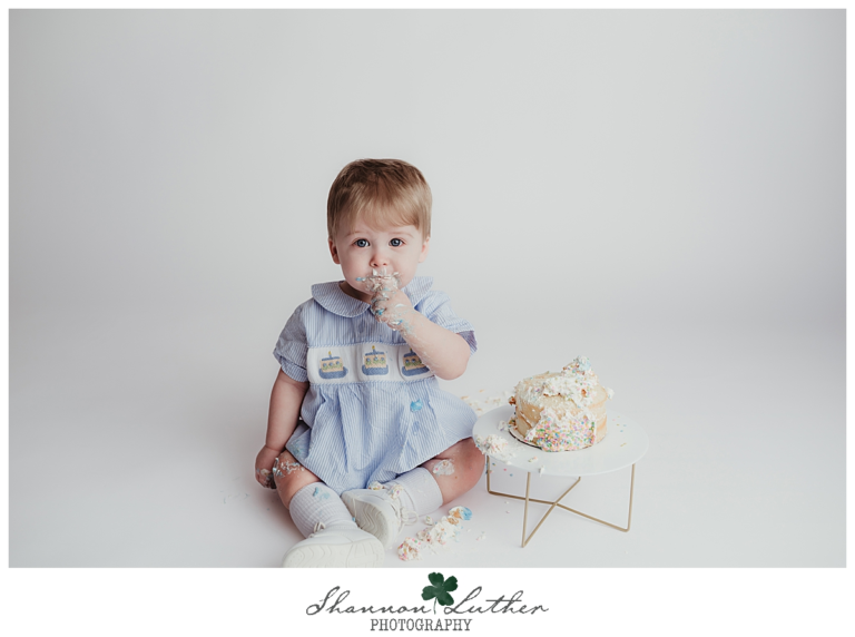 Monroe Louisiana Infant Portrait Photographer | Spencer 12 Months Studio Portrait Mini-Session