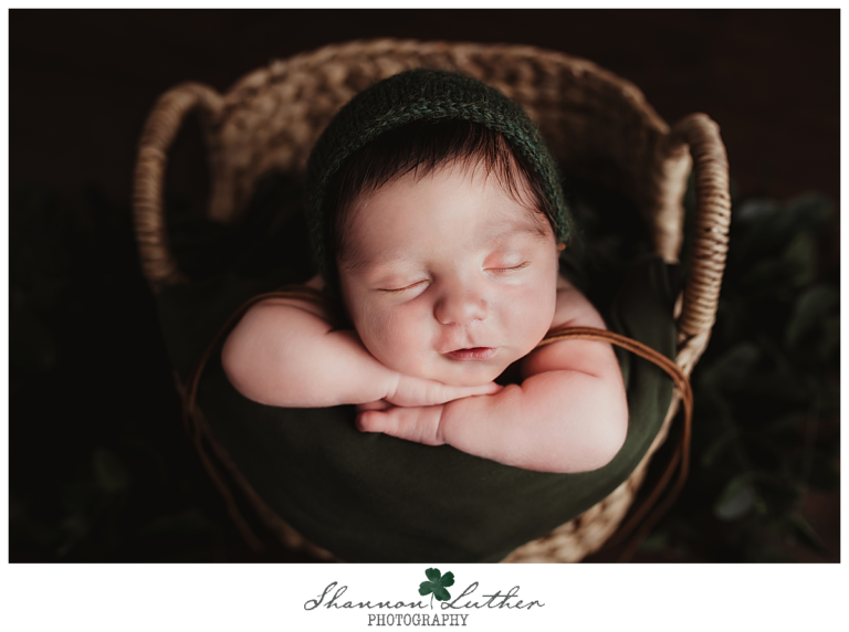 West Monroe Louisiana Newborn Portrait Photographer | Kohen Newborn Studio Portrait Mini-Session