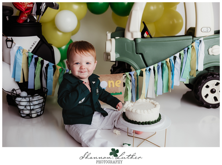 West Monroe Louisiana Infant Portrait Photographer | Walker 12 Months Studio Portrait Session