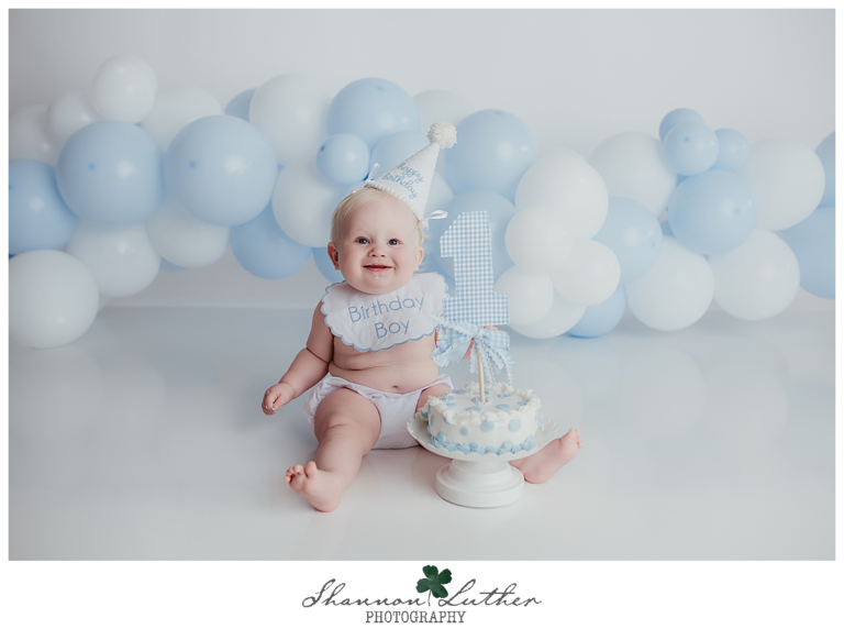 Monroe Louisiana Infant Portrait Photographer | Bennett 12 Month Milestone Studio Portrait Mini-Session