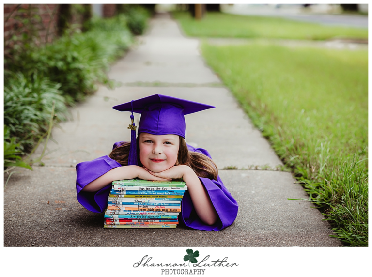 Monroe Louisiana Children’s Portrait Photographer | Everly Kindergarten Grad Portrait Session