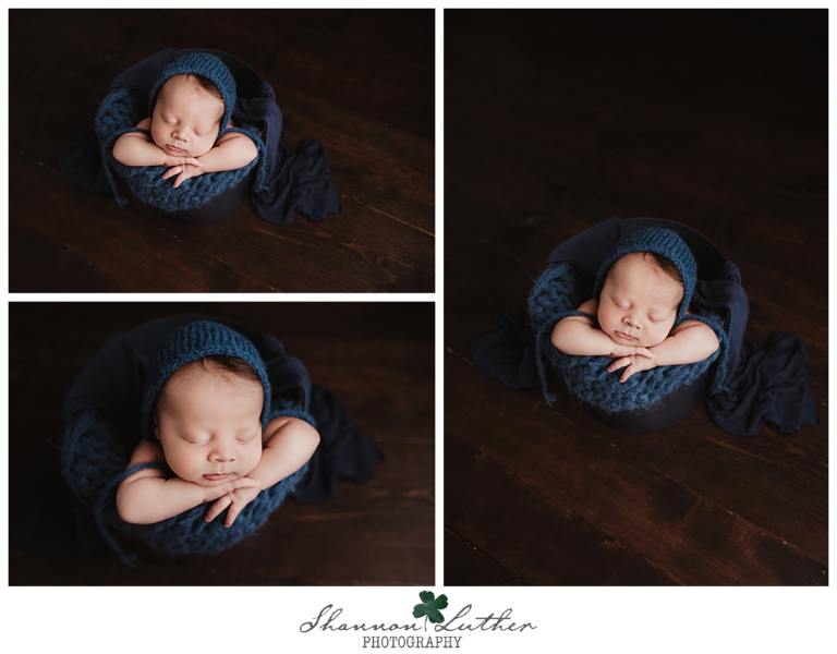 Monroe Louisiana Newborn Portrait Photographer | Everett Newborn Studio Portrait Session